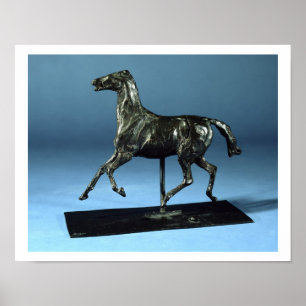 Poster Cavalo trotando (bronze)