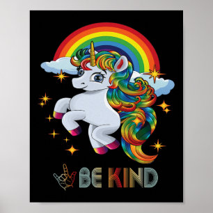 Poster Cavalo Unicórnio de Conscientização do Autismo Sej
