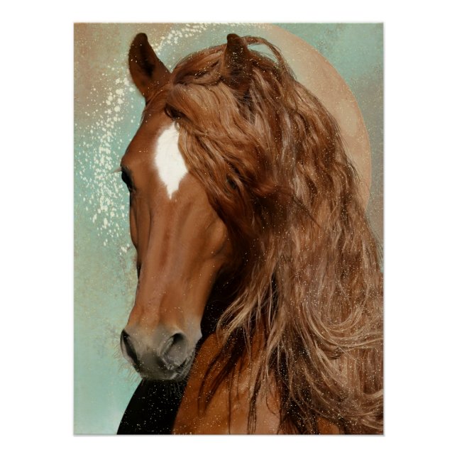 Pôster Cavalo Vermelho - Poster (Frente)