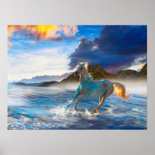 Poster Cavalos Árabes da Ilha Stellar #2