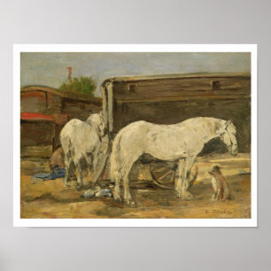 Poster Cavalos ciganos, c.1885-90 (óleo na canvas)