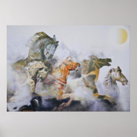 CAVALOS DE CAROUSEL PINTADOS SELVAGENS