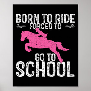 Poster Cavalos De Corrida De nascer Que Andam De Volta Pa