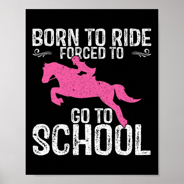 Poster Cavalos De Corrida De nascer Que Andam De Volta Pa (Frente)