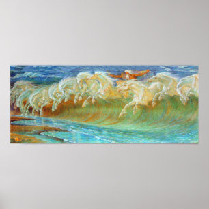 Pôster Cavalos de Netuno