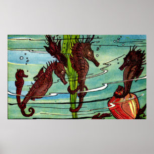 Poster cavalos marinhos