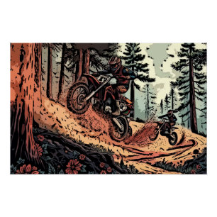 Pôster Cavando a Terra - Pilotos de Moto de Terra