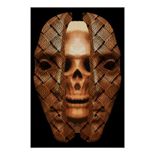 Pôster Caveira Dentro: Desvendando Complexidade Interna