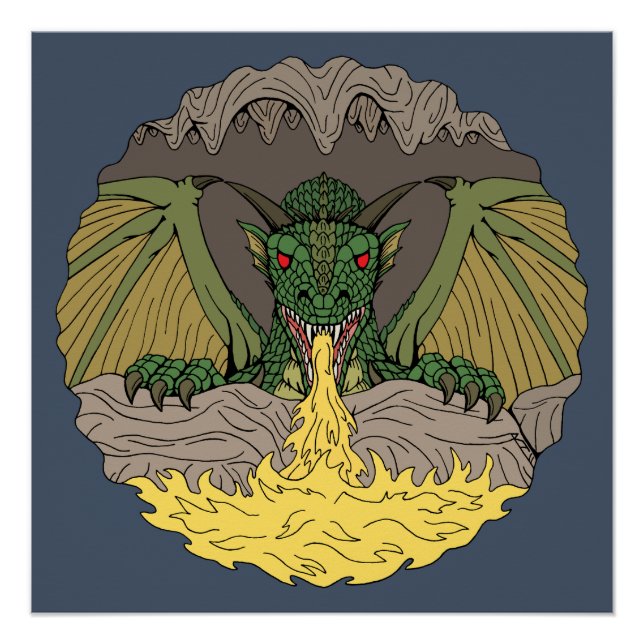 Pôster Cavern Dragon 2016 (Frente)