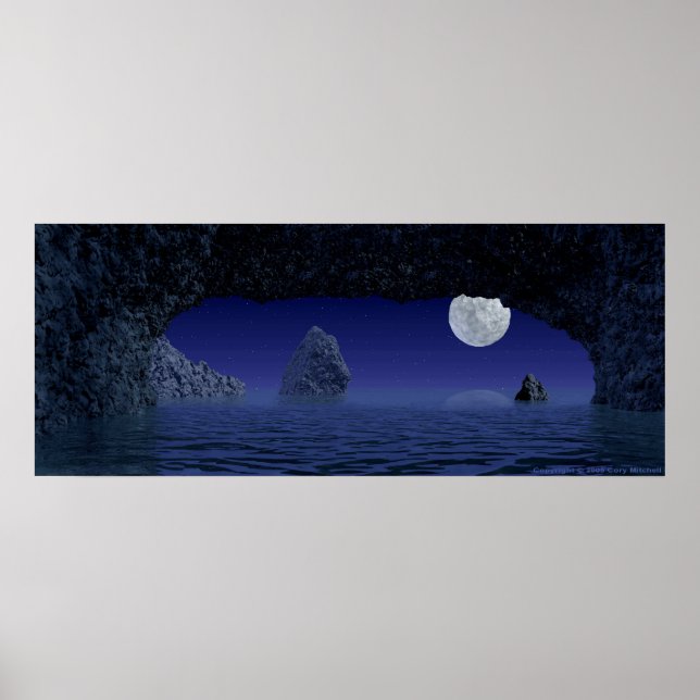 Poster Caverna de Água (Frente)