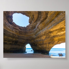 Poster Caverna de Benagil no Algarve