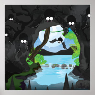 Poster Caverna de Morcegos