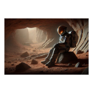Pôster Caverna do Astronauta