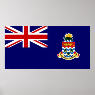 Pôster Cayman Islands - bandeira caimanesa