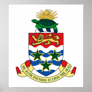 Pôster Cayman Islands Coat Of Arms