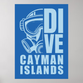 Poster Cayman Islands Diving