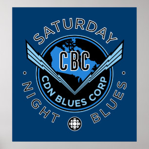 Pôster CBC Sábado à Noite Blues