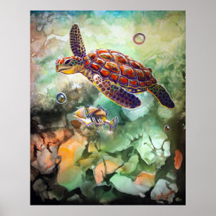Poster CBjork Turtle e Trigger