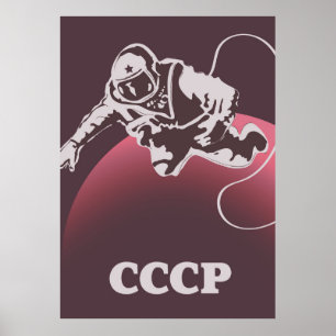 Poster CCCP Cosmonaut