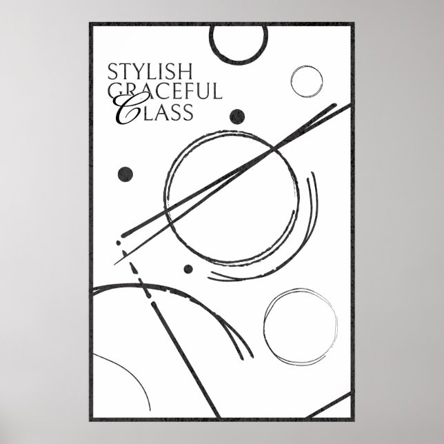 Poster CD elegante (Frente)