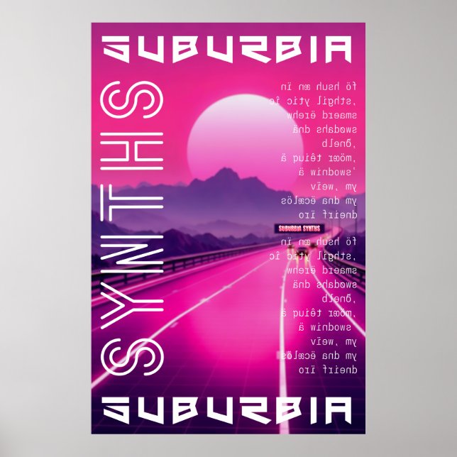 Poster CDsuburbia (Frente)