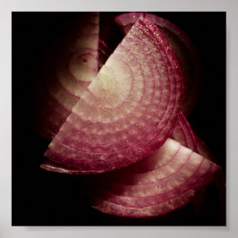 Poster Cebola vermelha