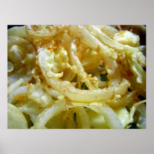 Pôster Cebolas fritadas