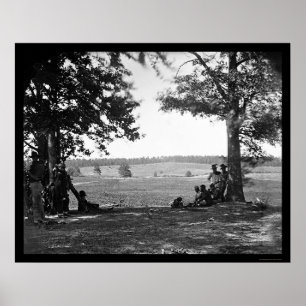 Pôster Cedar Mountain Battlefield do Ocidente 1862