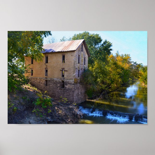 Pôster Cedar Point Mill, Kansas (Frente)