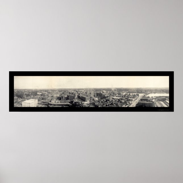 Poster Cedar Rapids, IA Photo 1907 (Frente)