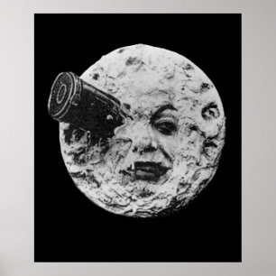 Poster CEDO CINEMA Viagem à Lua por Georges Melies