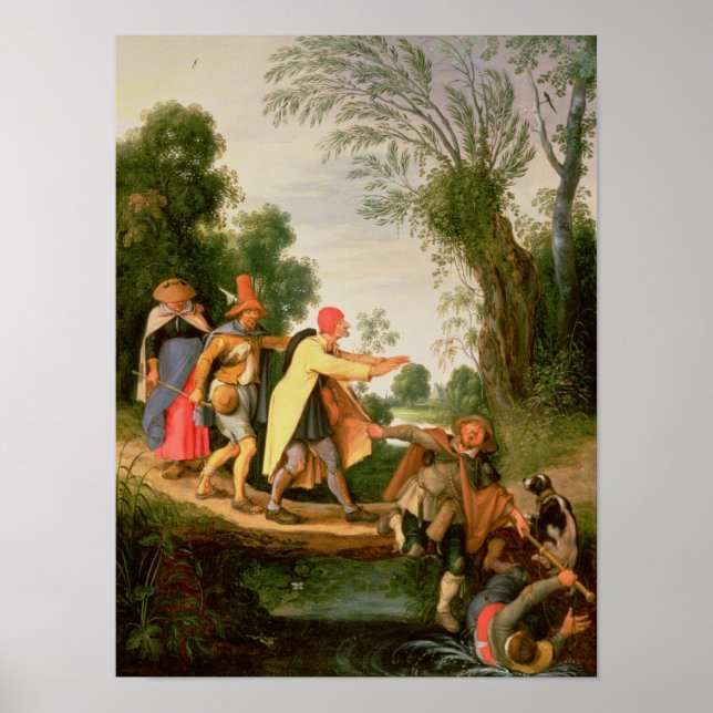 Pôster Cego Liderando Cego (Frente)