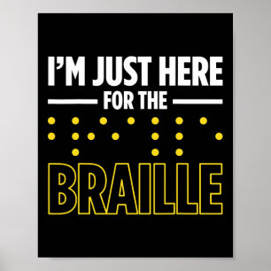 Poster Cegueira Para Pessoas Cegos Cegos Cegos Braille Re