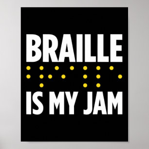 Poster Cegueira Para Pessoas Cegos Cegos Cegos Braille Re