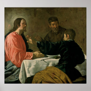 Pôster Ceia em Emmaus, 1620