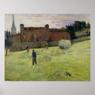 Poster Ceifa em Brittany, 1888