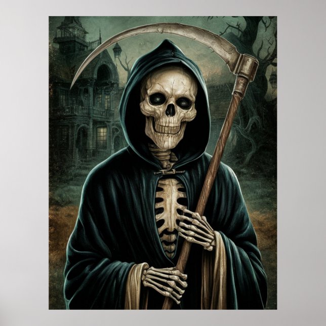 Poster Ceifador da Morte com Scythe (Frente)