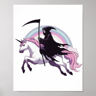 Poster Ceifador Unicórnio Arco-íris
