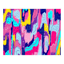 Celebração da Abstrato de arte colorida