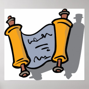 Pôster Celebração da Festa Judaica do Rolo da Torá do Han