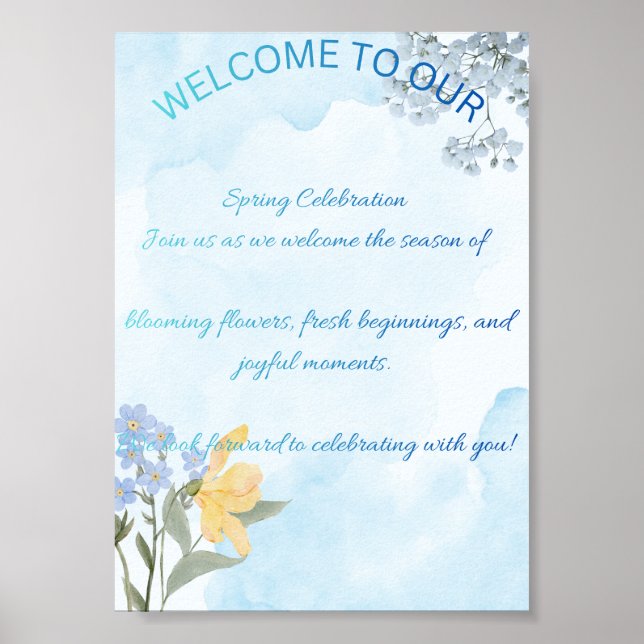 Poster Celebração da Primavera (Frente)