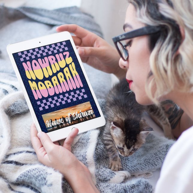 Poster Celebração da Reunião de Ano Novo Persa do Noroz (Custom Norooz Persian New Year Reunion Celebration)