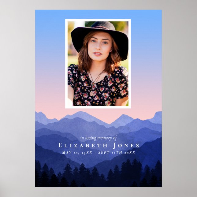 Poster Celebração da Vida em Memória das Montanhas (Frente)