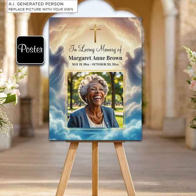 Poster Celebração da Vida no Céu e Anjos Foto (Criador carregado)