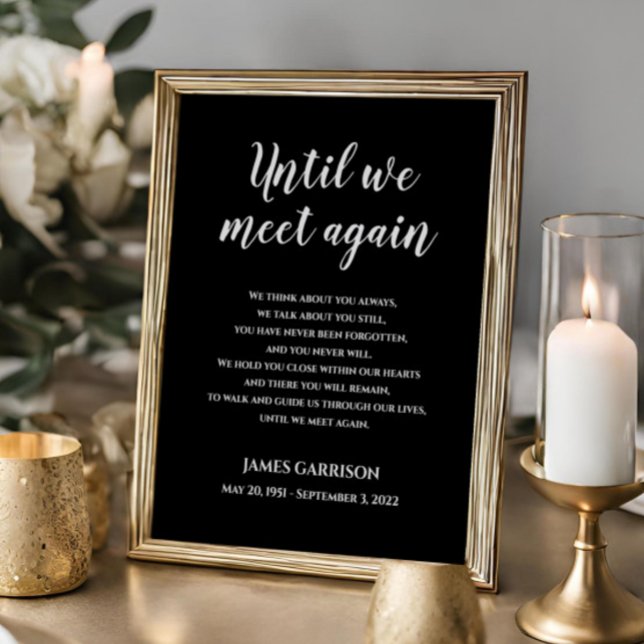 Poster Celebração da Vida Poema Até Nos Encontrarmos de N (Criador carregado)