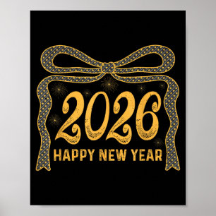 Poster Celebração de Fogos de Artifício de Arco de Ano No
