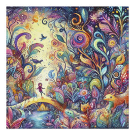 Pôster Celebração de natal Wimsical