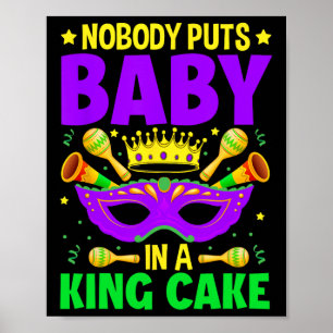 Poster Celebração do Carnaval de Mardi Gras - Ninguém Col