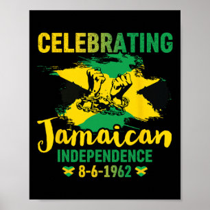 Poster Celebração do Dia da Independência Orgulhosa jamai