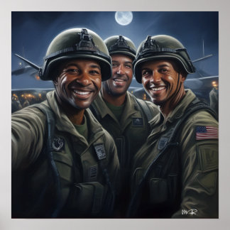 Poster Celebração do Dia do Exército Americano para Veter
